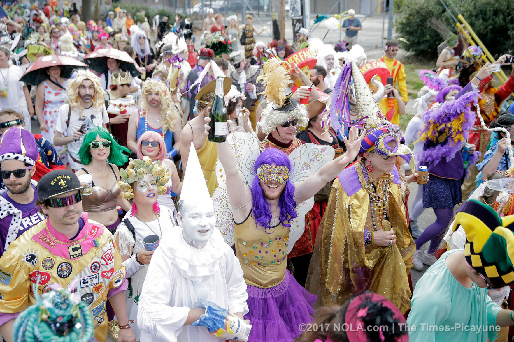 Mardi Gras: Societe de Sainte Anne meanders through New Orleans neighborhoods